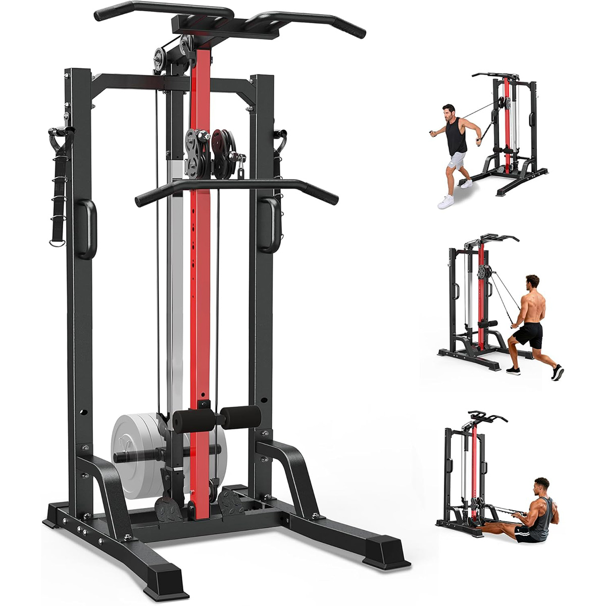 All In One Gym Home Equipment - 푸부 홈짐 머신 - 랫풀다운, 로우&백