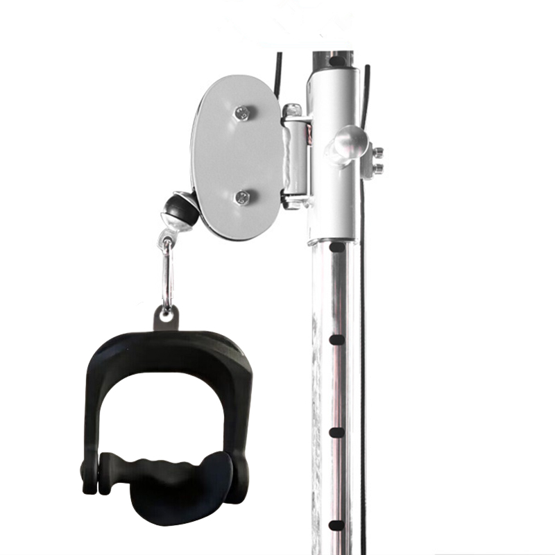 Home Gym Lat Pulldown Machine - 트리플 헤드 케이블 어태치먼트, 삼각형 핸들