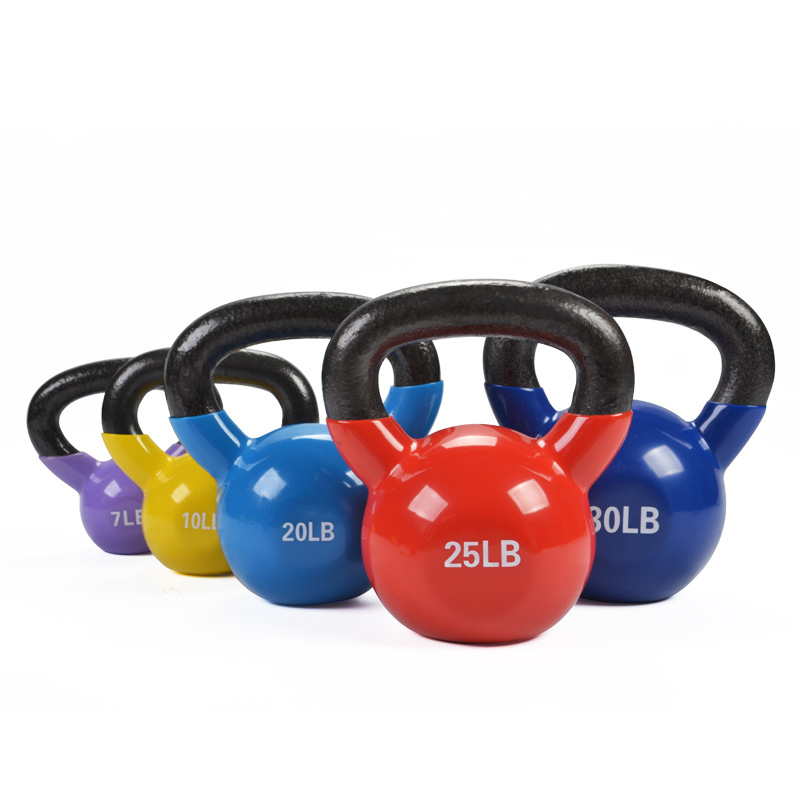 Home Gym Kettlebells - 2026 가정용 비닐 코팅 핸들 케틀벨