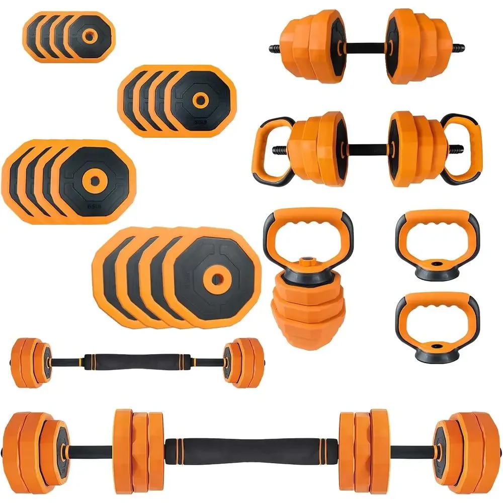Home Gym Kettlebells - 44/66/88 LBS 4-in-1 조절 가능한 홈짐