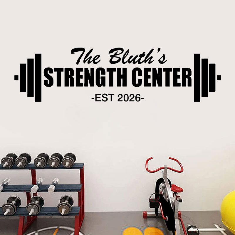 Home Gym Names - 맞춤형 홈짐 이름 데칼, 체육관용 맞춤
