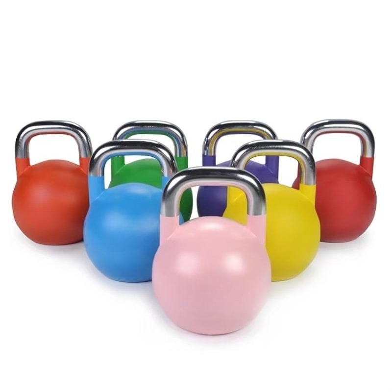Home Gym Kettlebells - 12KG 프리미엄 케틀벨 웨이트, 파우더 코팅된