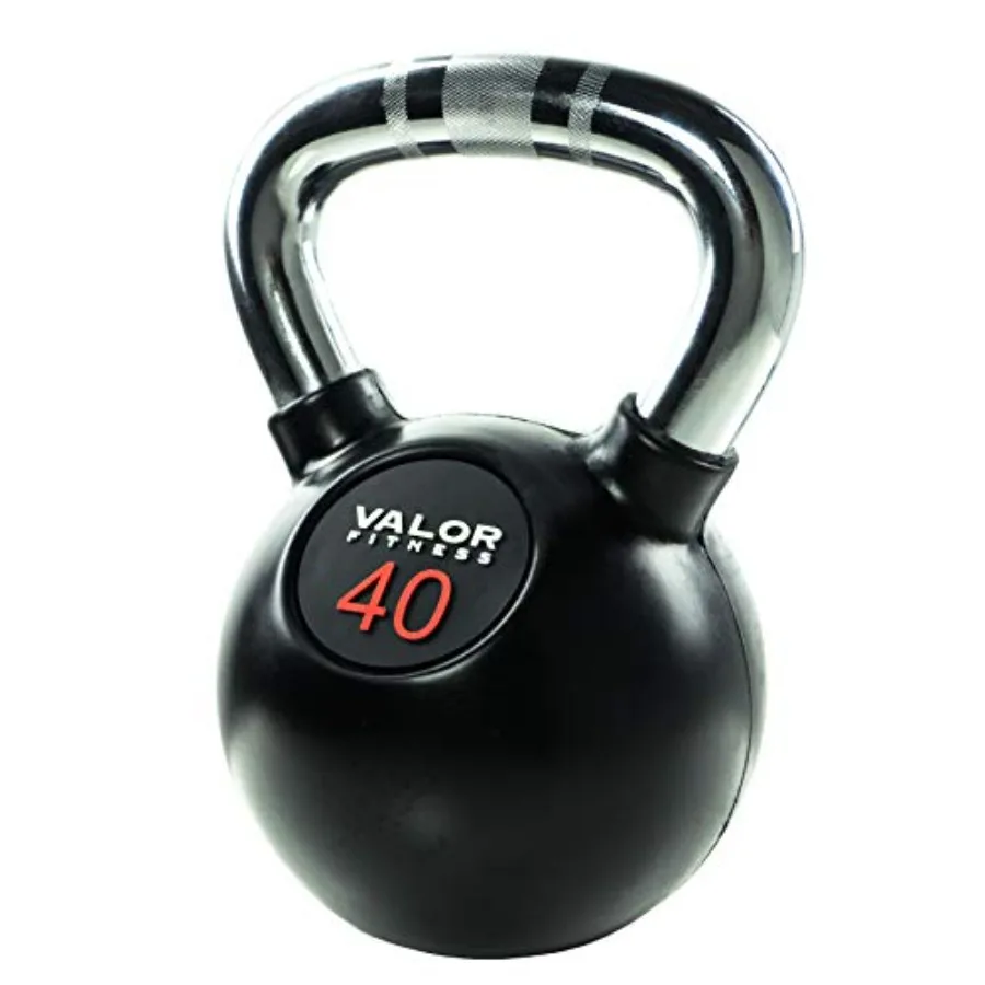Home Gym Kettlebells - 크롬 케틀벨 40lb 홈짐용 고무 코팅