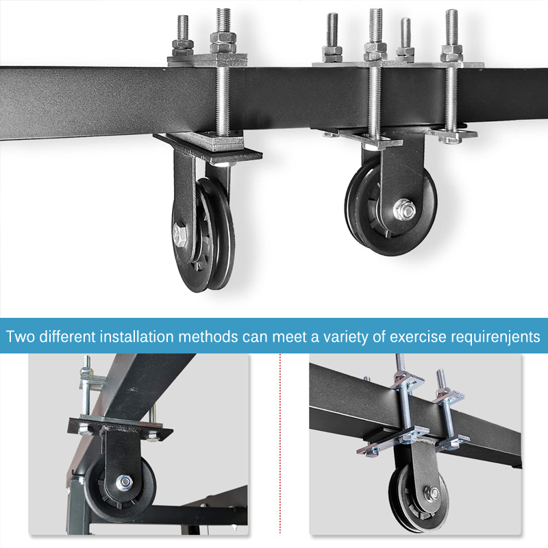 Home Gym Lat Pulldown Machine - 헤비 듀티 풀리 시스템 - 홈