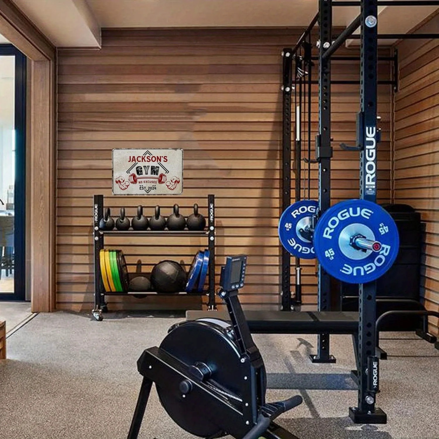 [2D 플랫] 맞춤형 개인화 빈티지 이름 체육관 표지판 - Home Gym Names 리뷰 및 가격