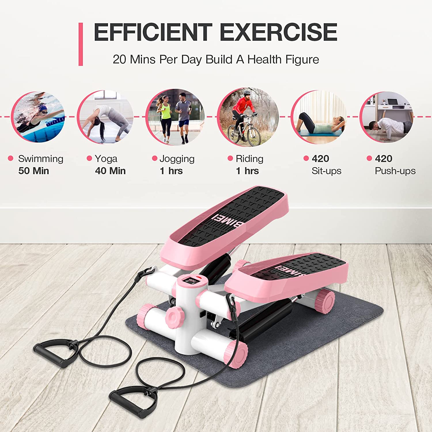 휴대용 홈짐 미니 피트니스 스테퍼 운동기구 LCD 디스 - Home Gym Mini 리뷰 및 가격