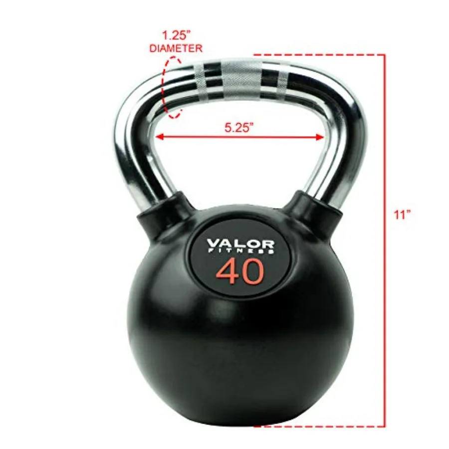 크롬 케틀벨 40lb 홈짐용 고무 코팅 및 크롬 도금  - Home Gym Kettlebells 리뷰 및 가격