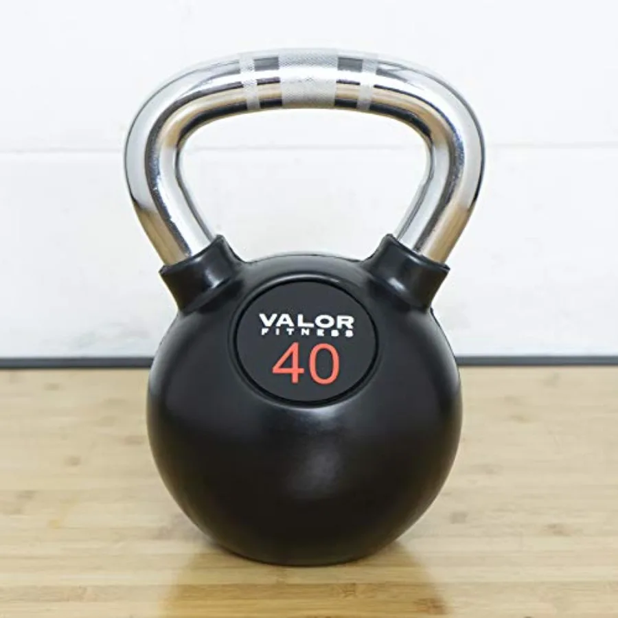 크롬 케틀벨 40lb 홈짐용 고무 코팅 및 크롬 도금  - Home Gym Kettlebells 리뷰 및 가격