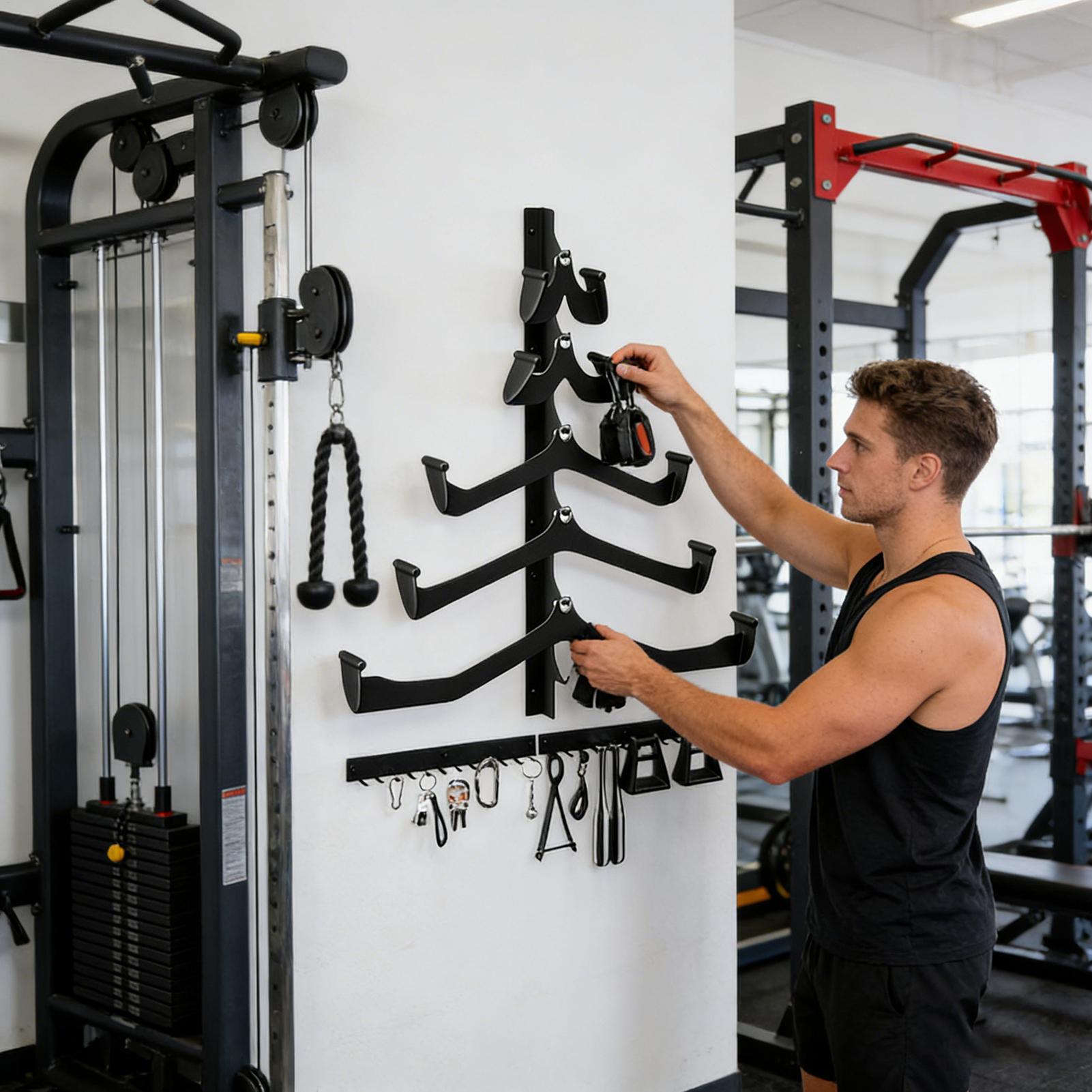 벽걸이형 홈트레이닝 기구 부속품 홀더, 레지스턴스 밴드 - Home Gym Lat Pulldown Machine 리뷰 및 가격