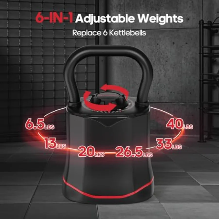 홈짐 조절식 케틀벨 6-in-1 퀵 스위치 세트 6.5 - Home Gym Kettlebells 리뷰 및 가격