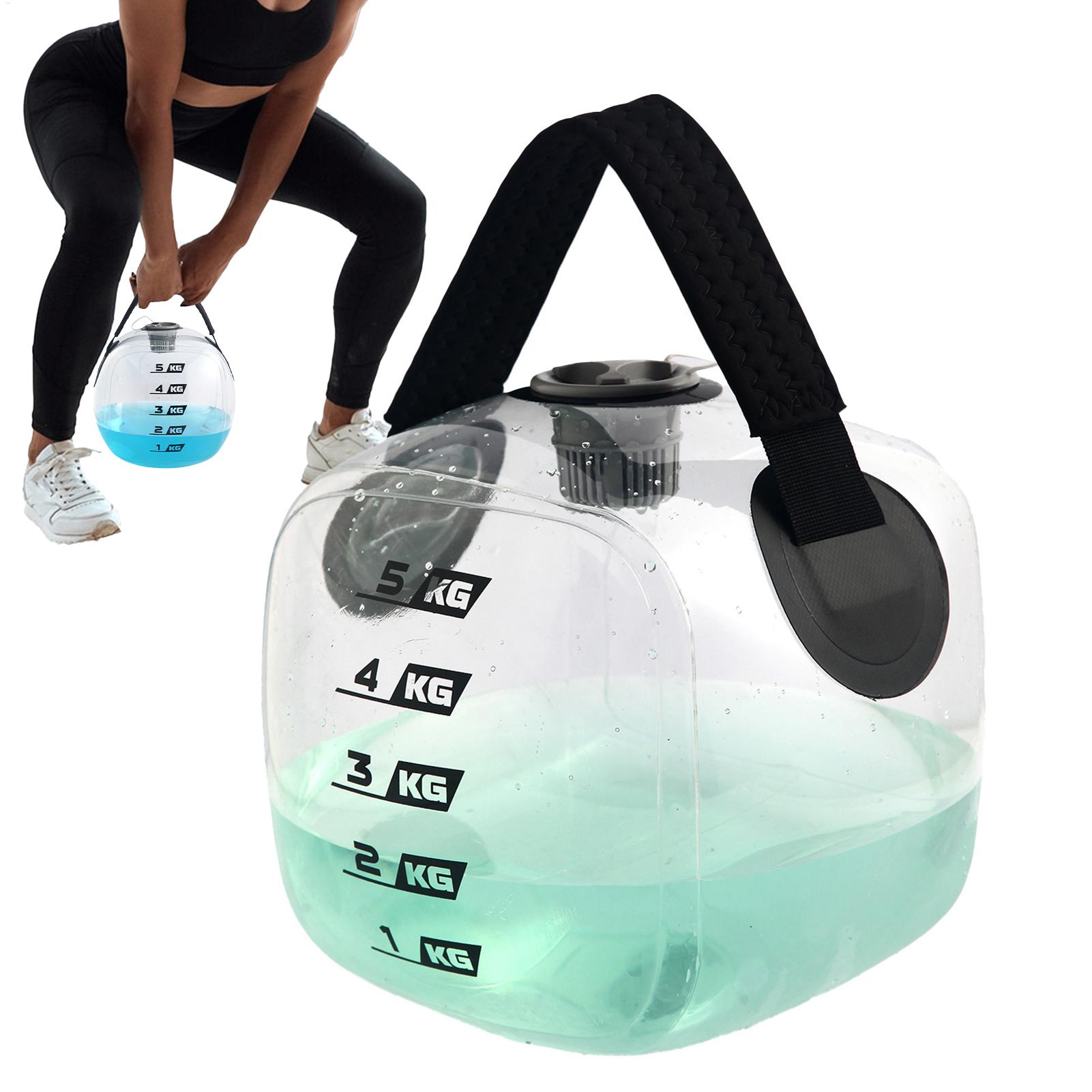 워터 케틀벨 조절 가능한 무게 투명 강화 헬스 케틀벨  - Home Gym Kettlebells 리뷰 및 가격