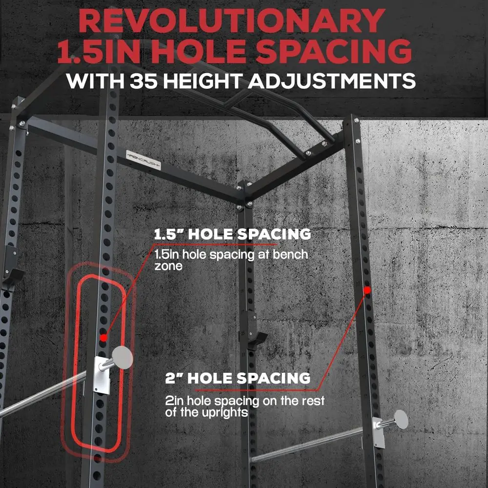 다기능 스쿼트 랙 (견고한 안전 바 및 J-후크 포함) - Home Gym Lat Pulldown 리뷰 및 가격